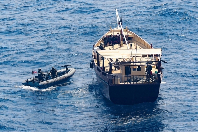 Suspected Yemen-bound Arms Cache Seized by U.S. Navy off Somalia