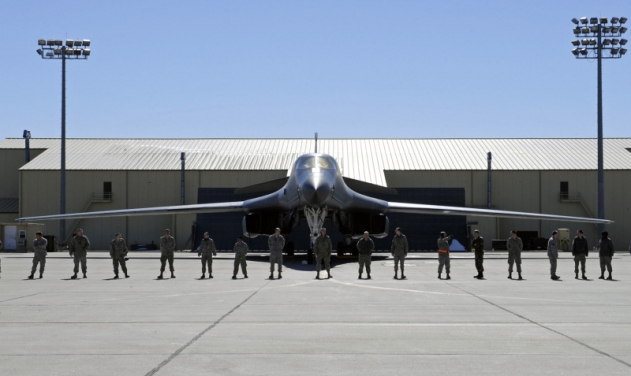 US Navy Launches LRSAM From B-1B Lancer