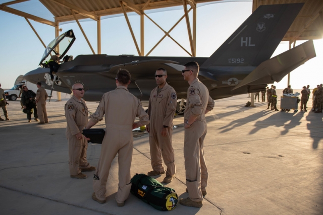 US Deploys F-35 Jets to UAE Airbase 