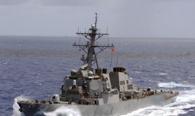 US Navy Destroyer Sails Across Triton Island, Angers China