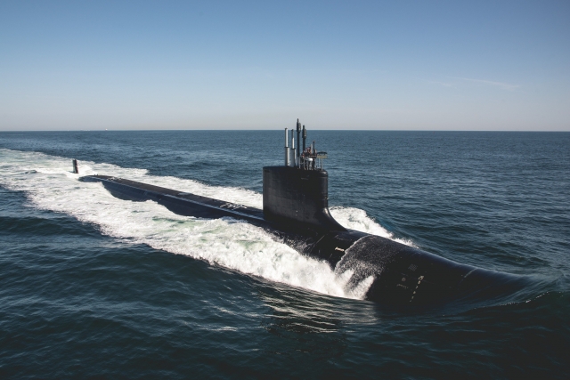 Huntington Delivers USS Delaware Attack Submarine to US Navy 
