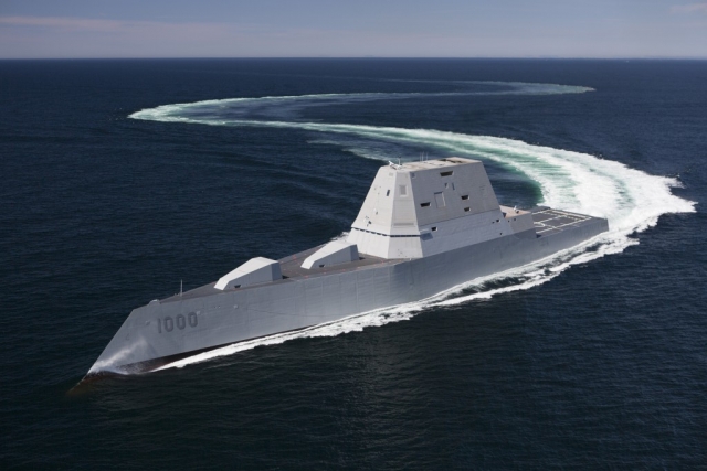 US Navy Accepts USS Zumwalt Destroyer 3 years after its Commissioning