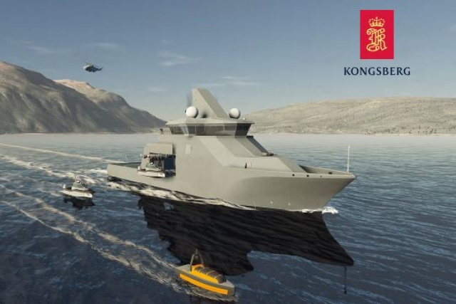 Kongsberg Unveils Vanguard Naval Vessel 