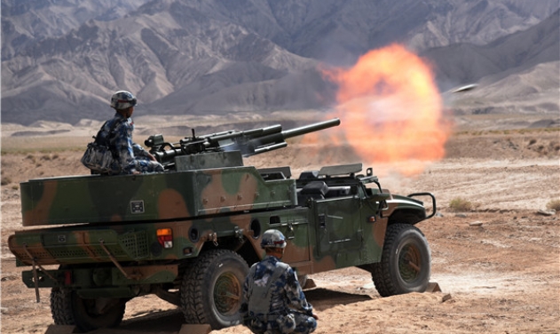 China Test Fires Vehicle Mounted Rapid Fire Mortars