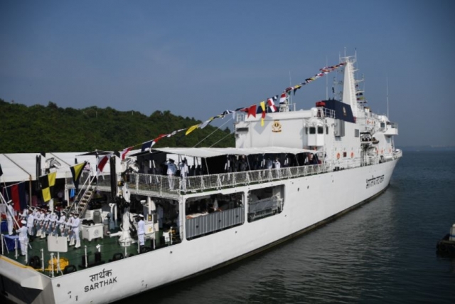 India Commissions Indigenous Coast Guard Ship ‘Sarthak’