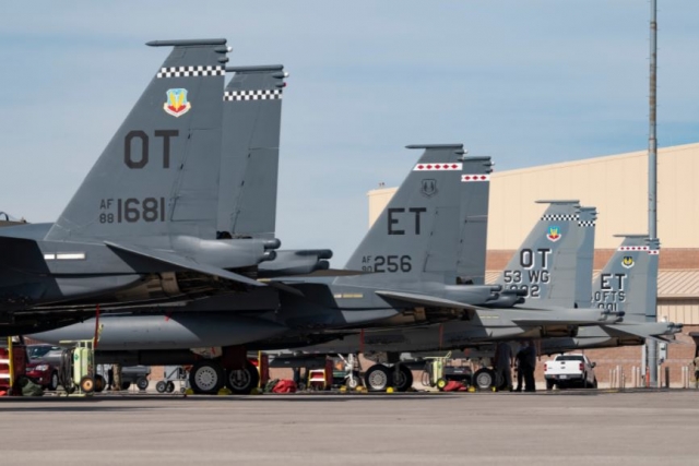 U.S.A.F. F-15EX Eagle II Jet Undergoes First Operational Test Mission 