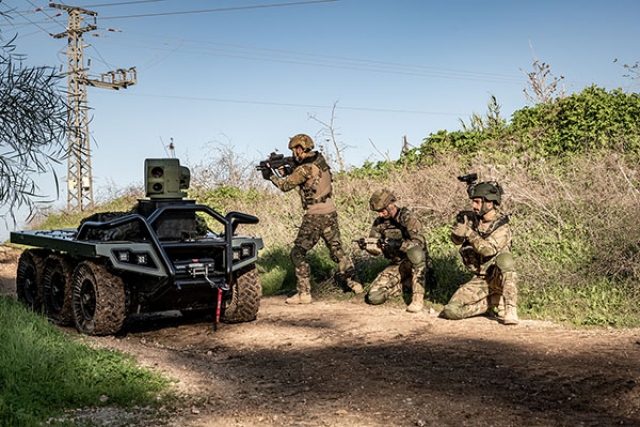 Elbit Systems, Roboteam Unveil New Multi-payload 6X6 Unmanned Ground Vehicle