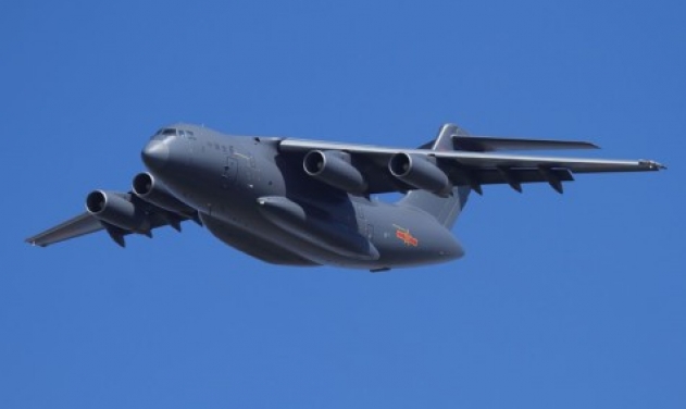 China’s Y-20 Transport Aircraft Conducts First Airdrop Test