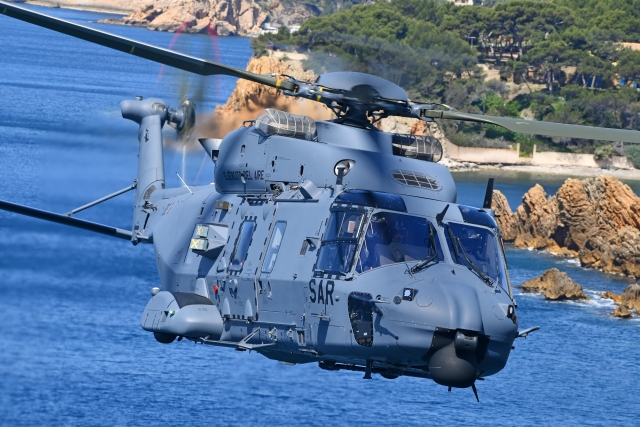 Spanish Air Force Receives First NH90 Helicopter