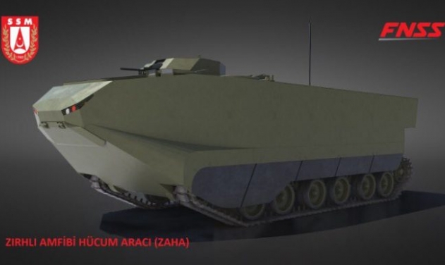 FNSS To Build New ZAHA Amphibious Assault Vehicle For Turkish Armed Forces