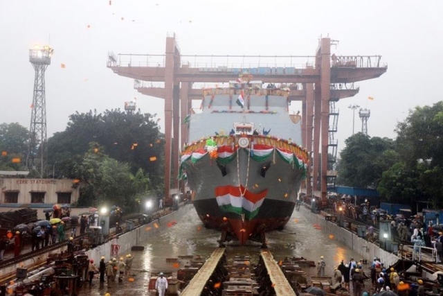 Indian Navy s First Large Survey Vessel Launched