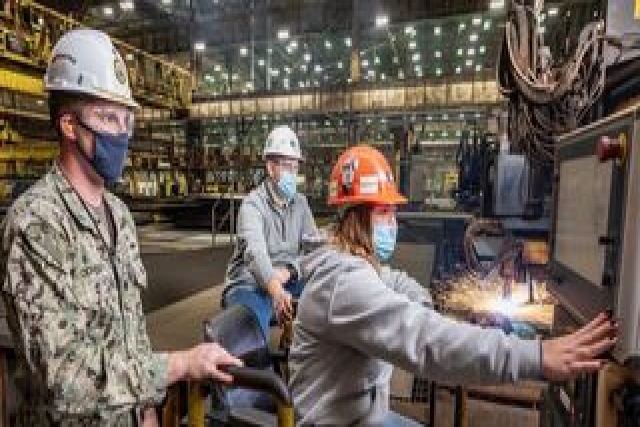 Uss Jeremiah Denton Advanced Destroyer Launched By Ingalls Shipbuilding HII Begins Construction of USS Jeremiah Denton Arleigh Burke-Class